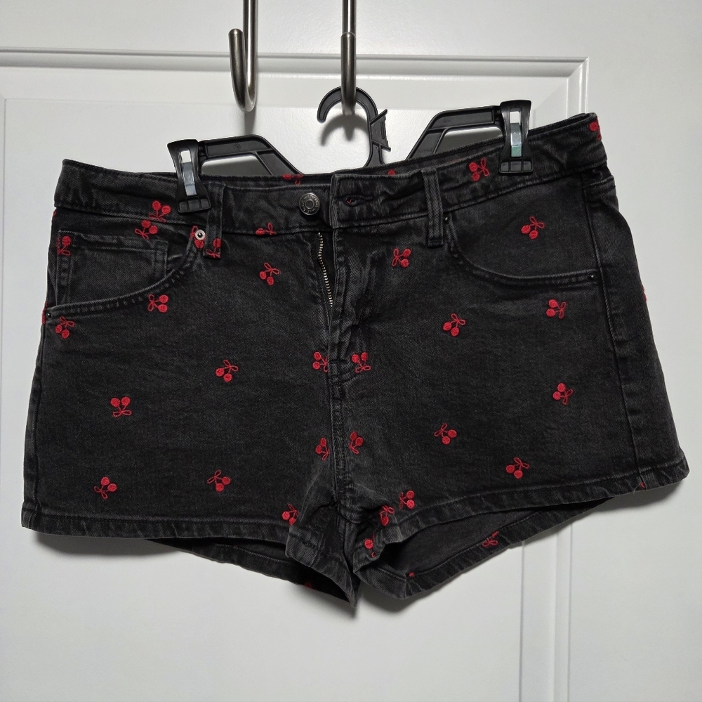 Wild Fable Cherry Jean Shorts